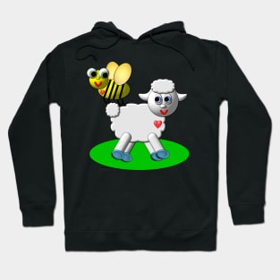 Cute Bumble Bee and Baby Baa Hoodie